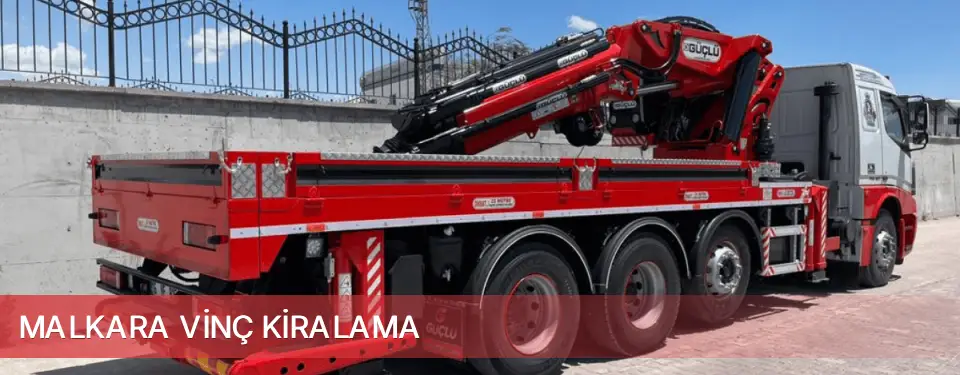 Malkara İlçemi Vinç Kiralama
